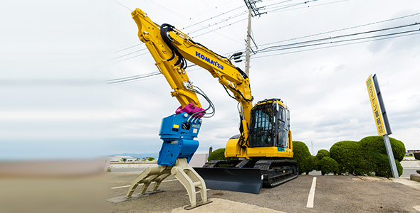 建設機械の販売