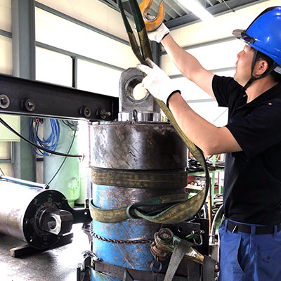 油圧シリンダーオーバーホール