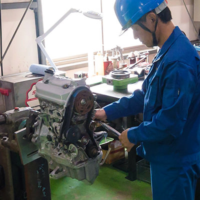 油圧機器、エンジン再生